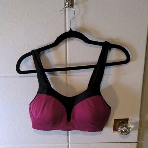 Champion Fuchsia and Black Sports Bra